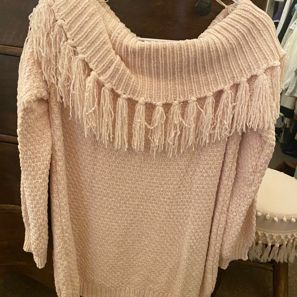 Off the shoulder sweater